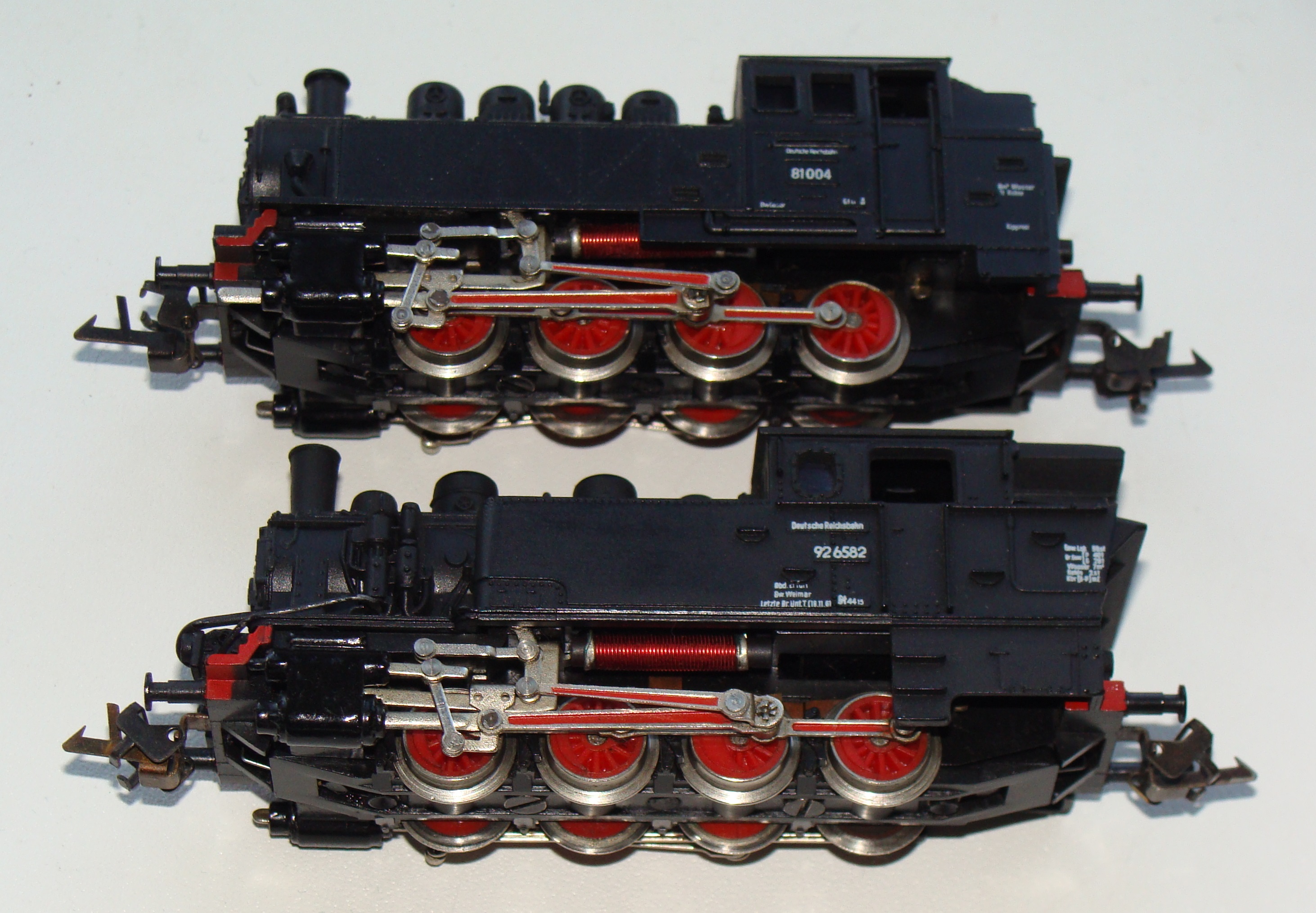 Модели паровозов BR81  и BR 92 Фирмы Zeuke