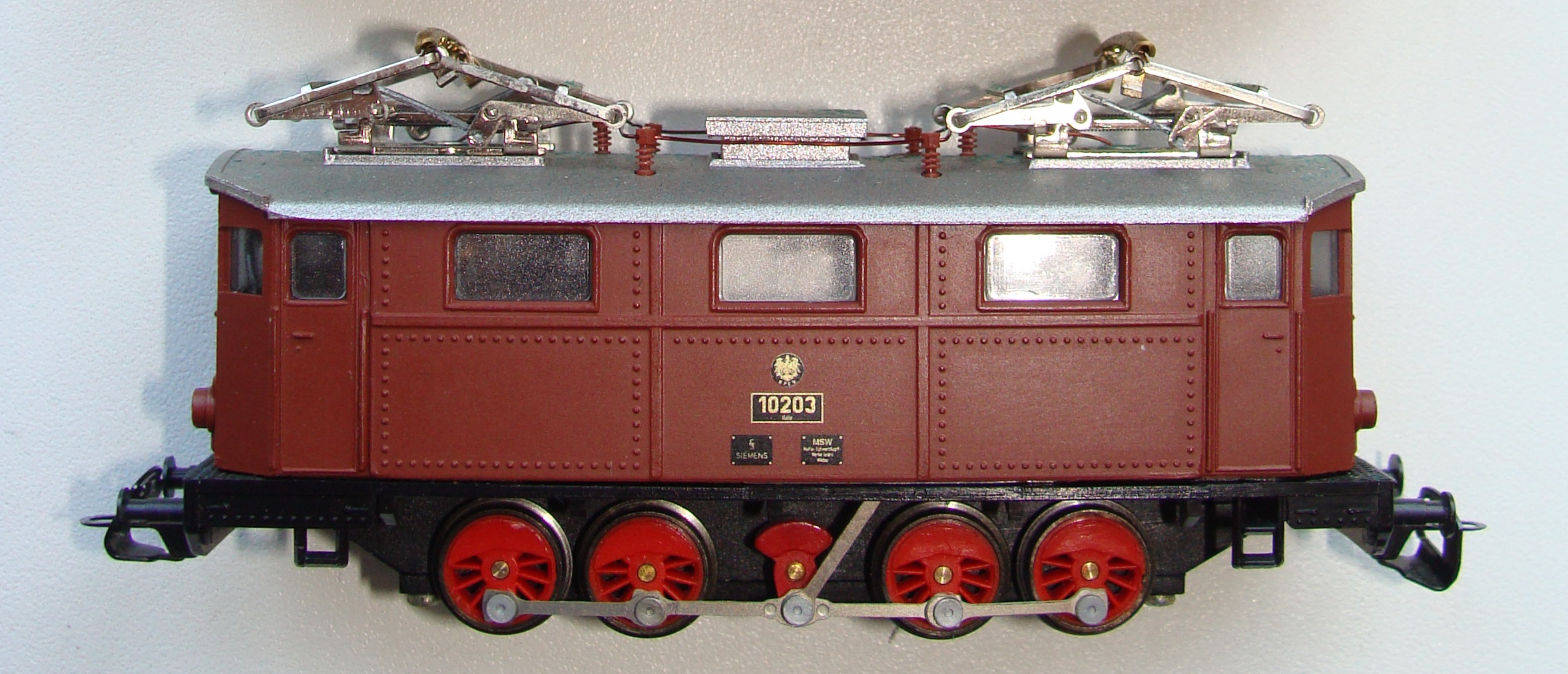 Модель электровоза Е70 производства Ing. Buro Oelschlagel 