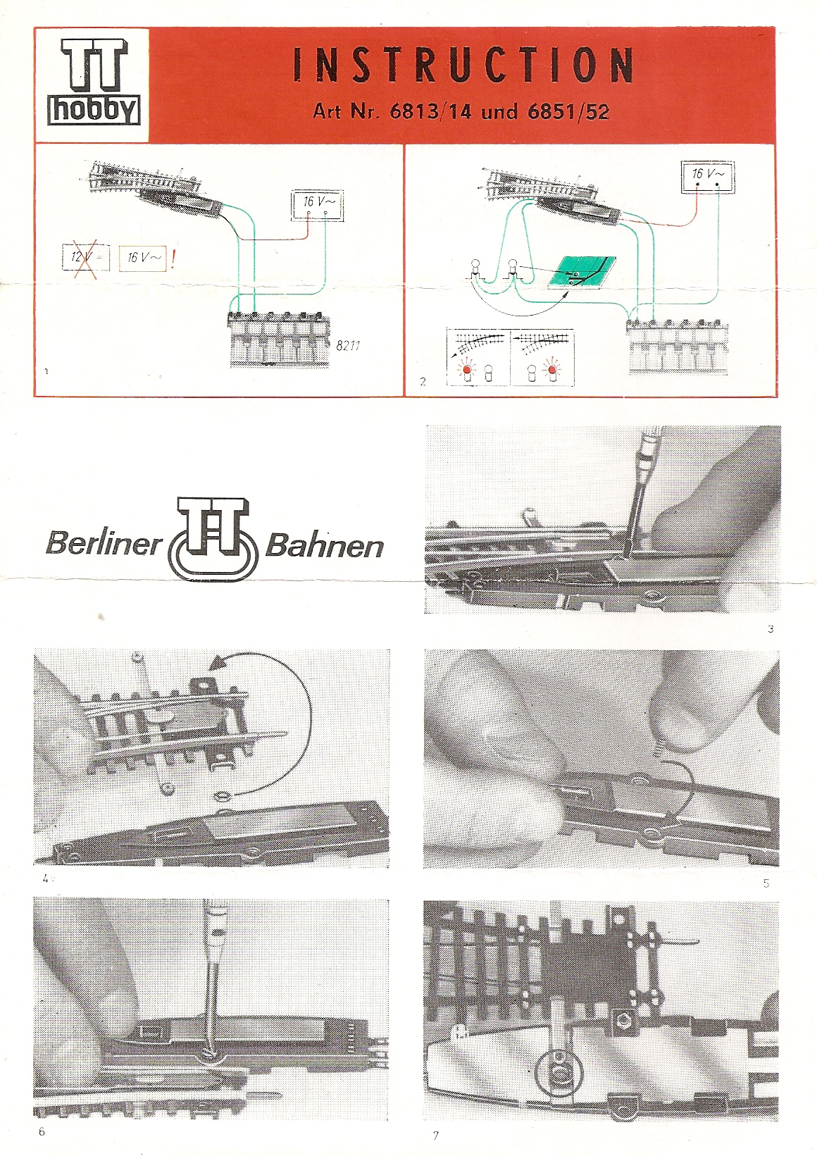 Инструкция к стрелке с электромагнитным приводом  конструкции Лодочка страница 1