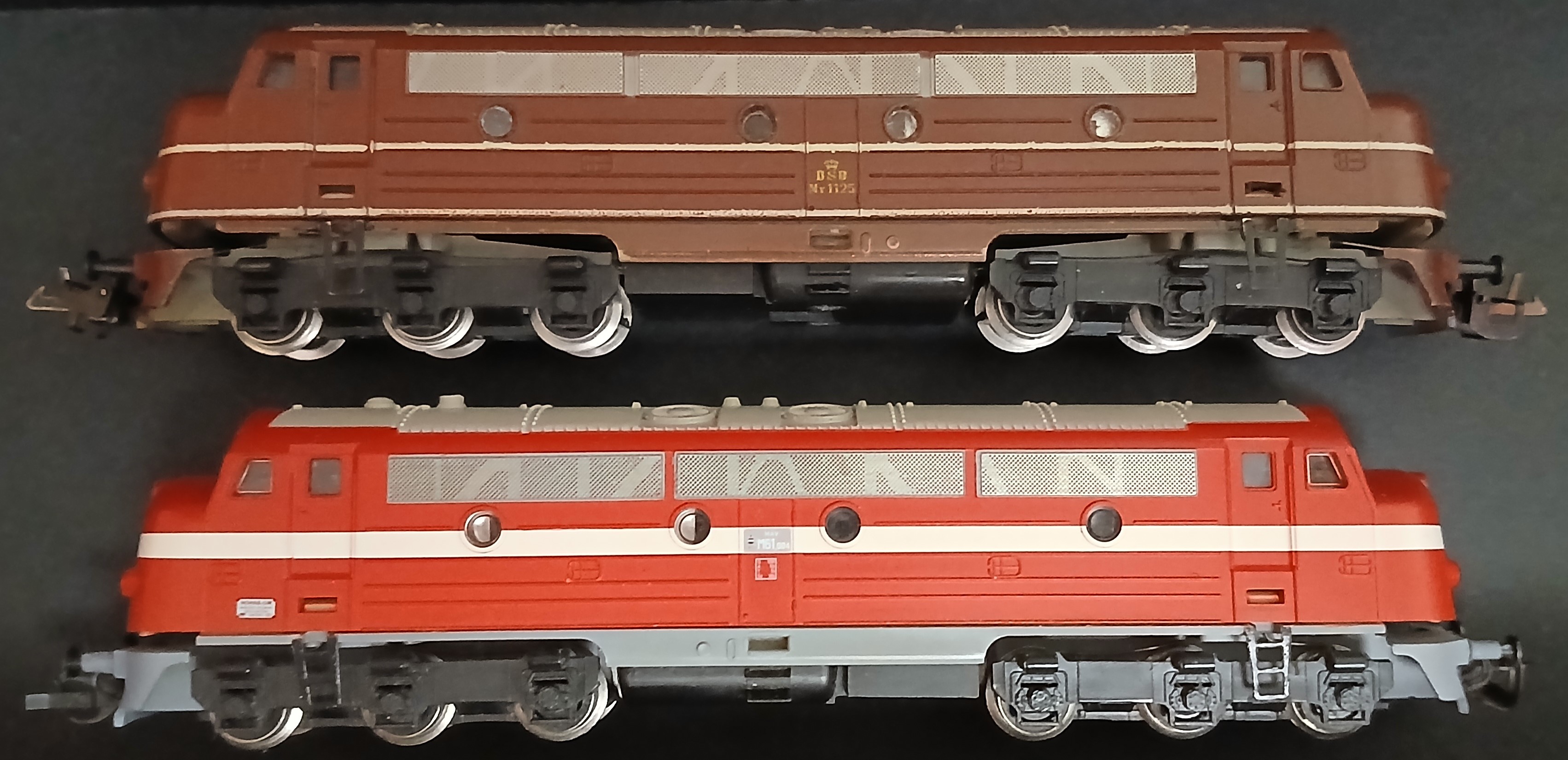 Конверсии моделей тепловозов NOHAB c  с применением деталей фирм Tillig и Digitalzentrale