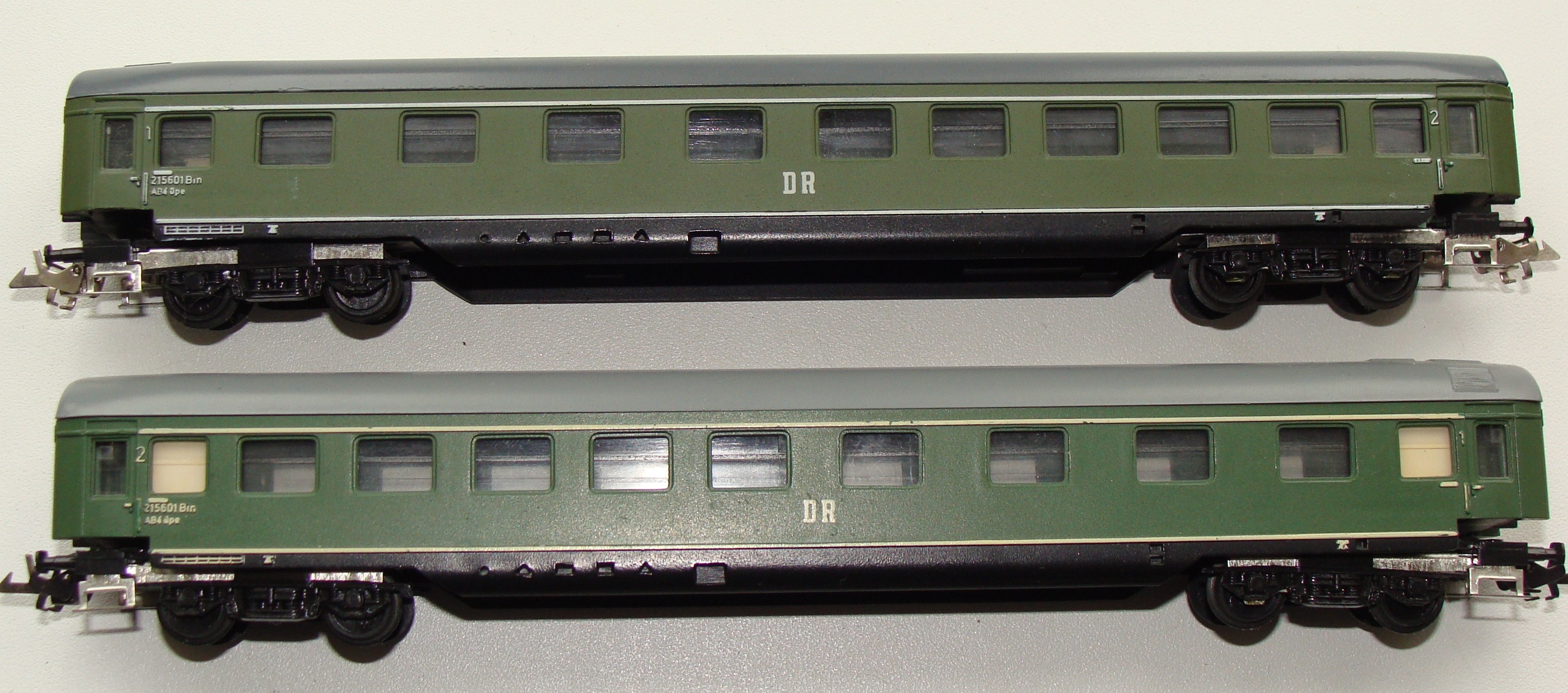 Модели пассажирских вагонов Schurzenwagen