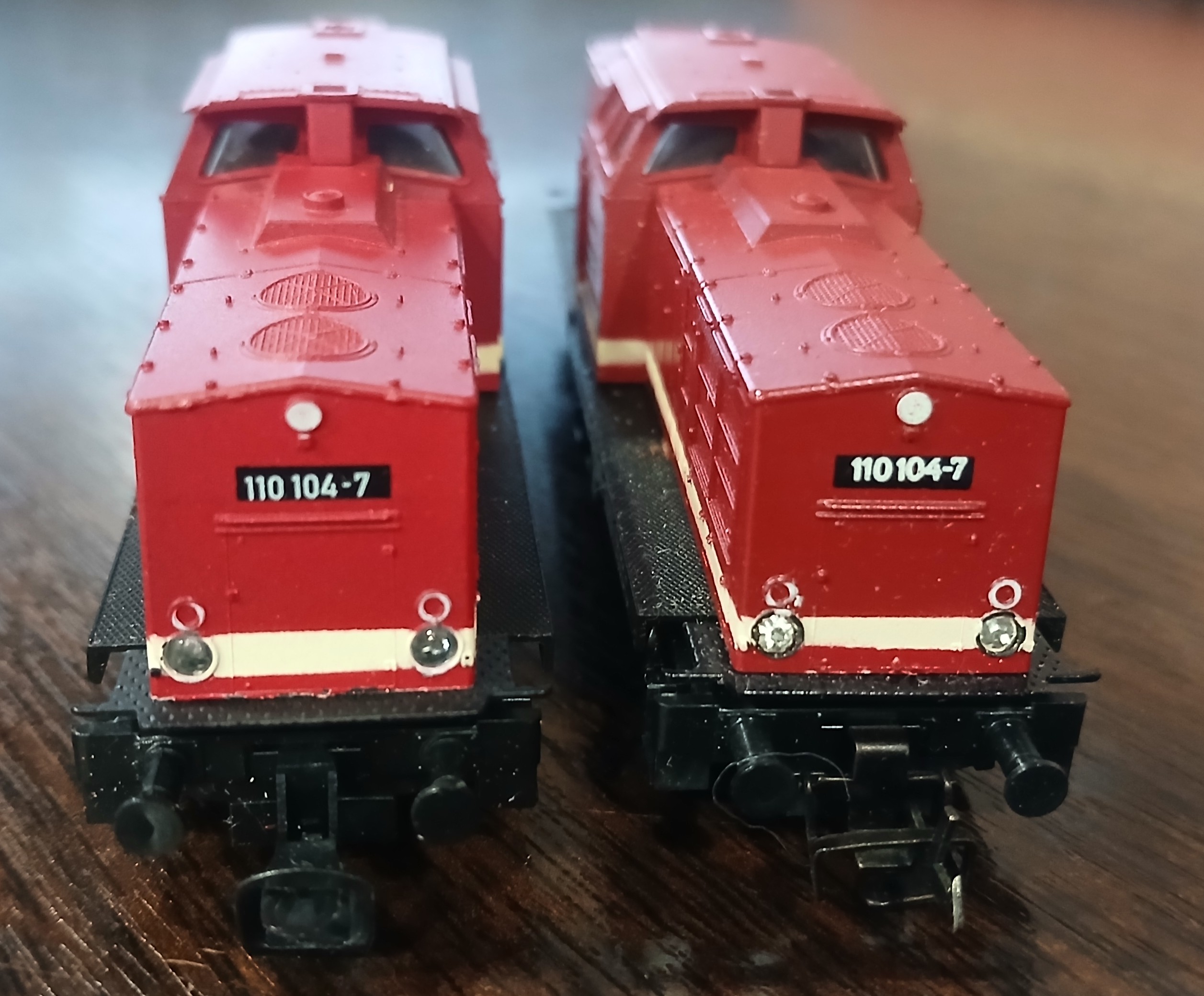 Модели тепловозов 110  