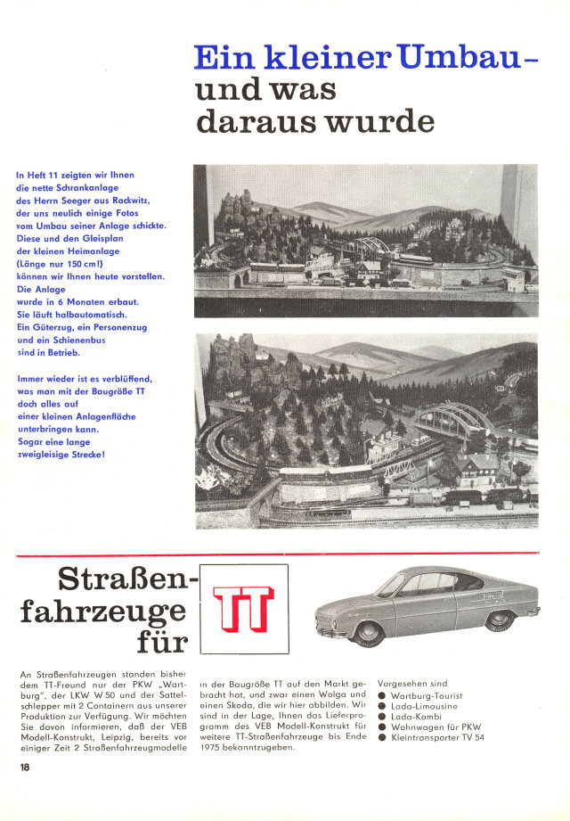 Mobellbahn Praxis #15 1974   страница 18