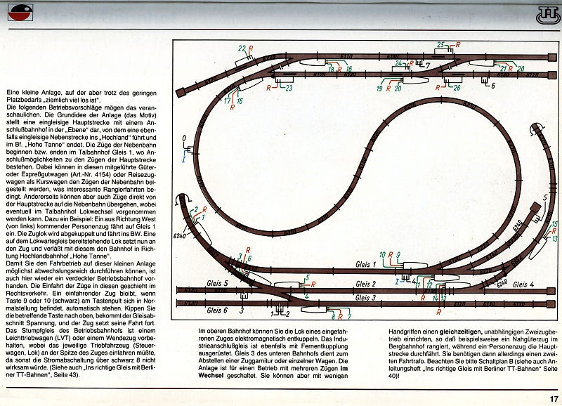 Berliner TT Bahnen Gleisplane 1985   страница 19