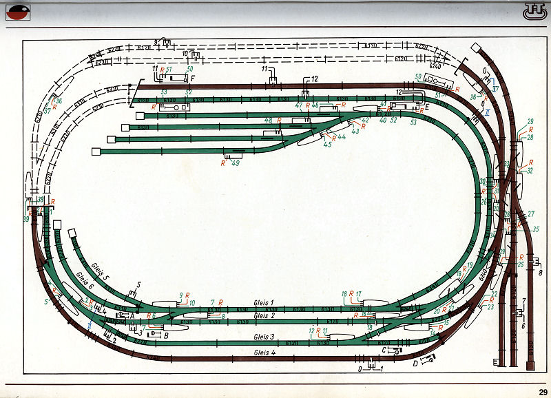 Berliner TT Bahnen Gleisplane 1985   страница 31