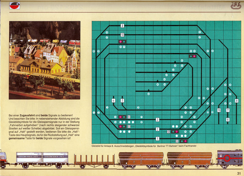 Berliner TT Bahnen Gleisplane 1985   страница 33