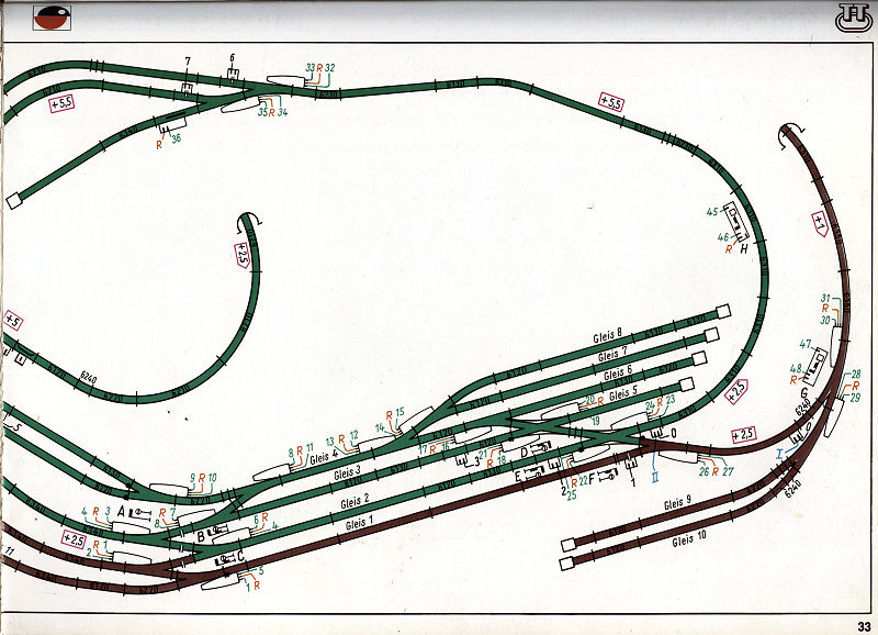 Berliner TT Bahnen Gleisplane 1985   страница 35