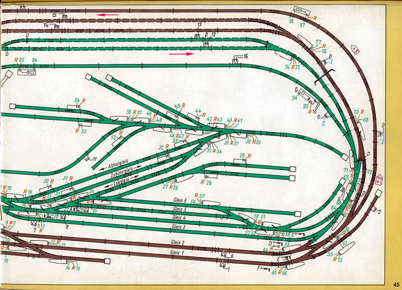 Berliner TT Bahnen Gleisplane 1985   страница 47