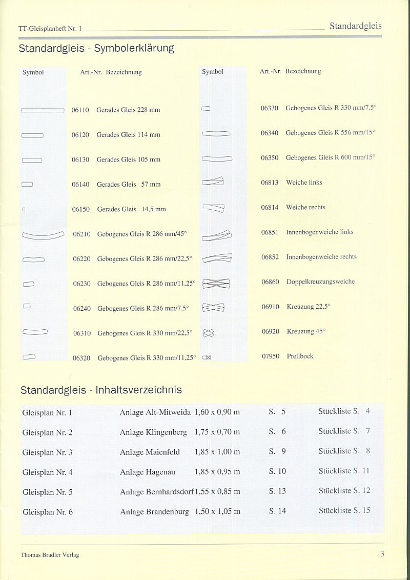 TT-Gleisplanheft Nr.1   страница 3