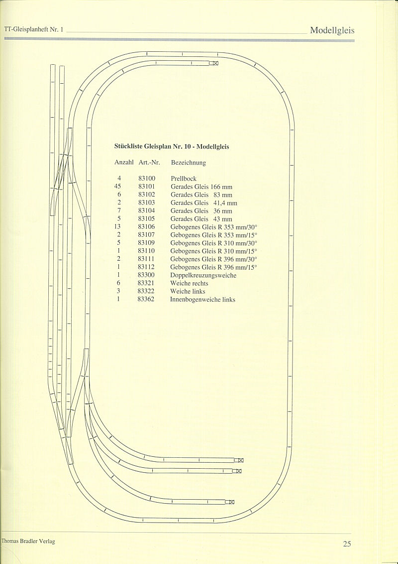 TT-Gleisplanheft Nr.1   страница 25