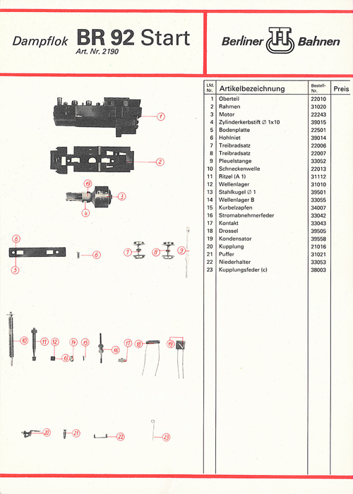 Каталог запасных частей BTTB 1982 г. , страница 3