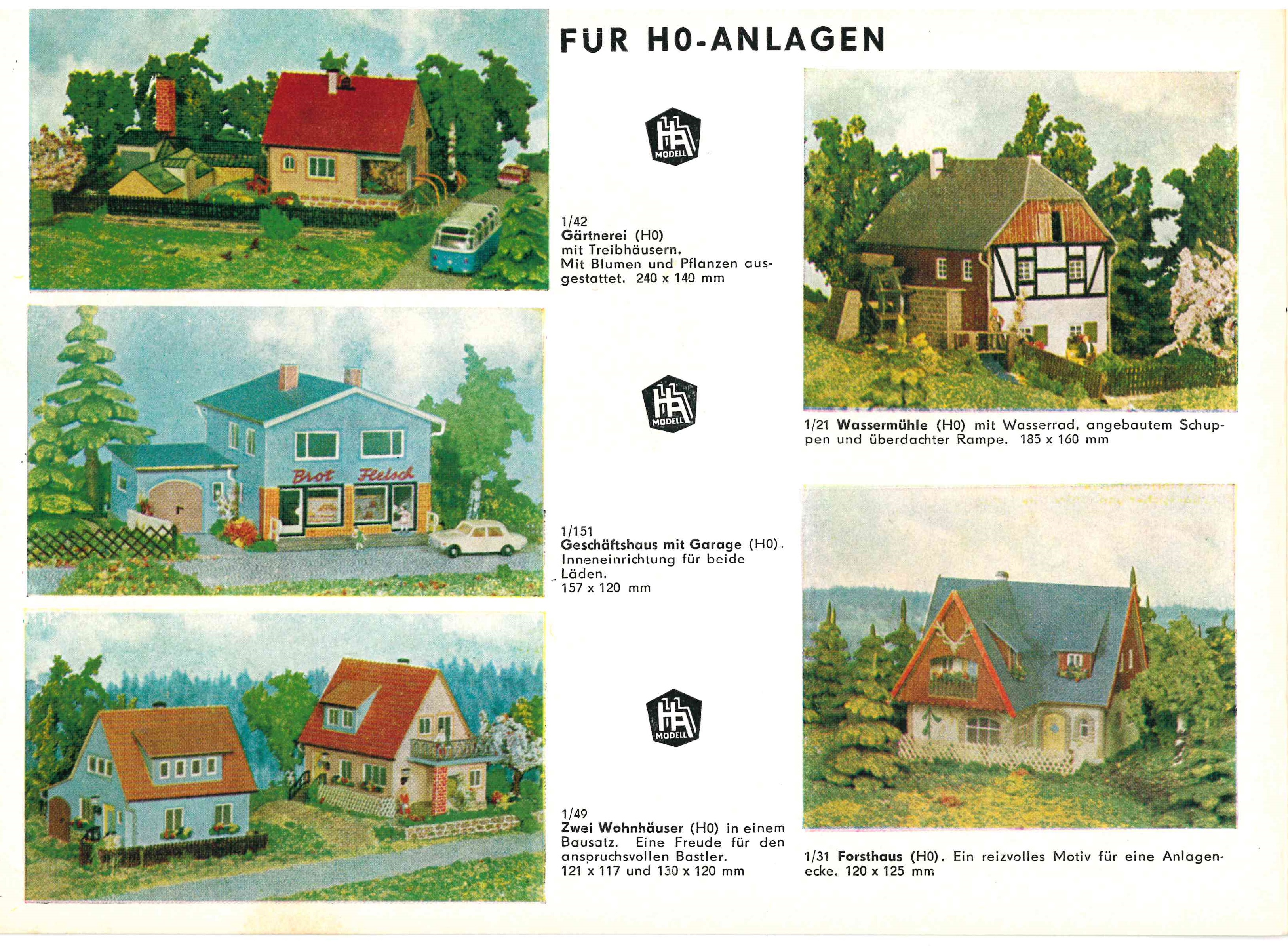 Каталог Auhagen 1970 г., страница 6