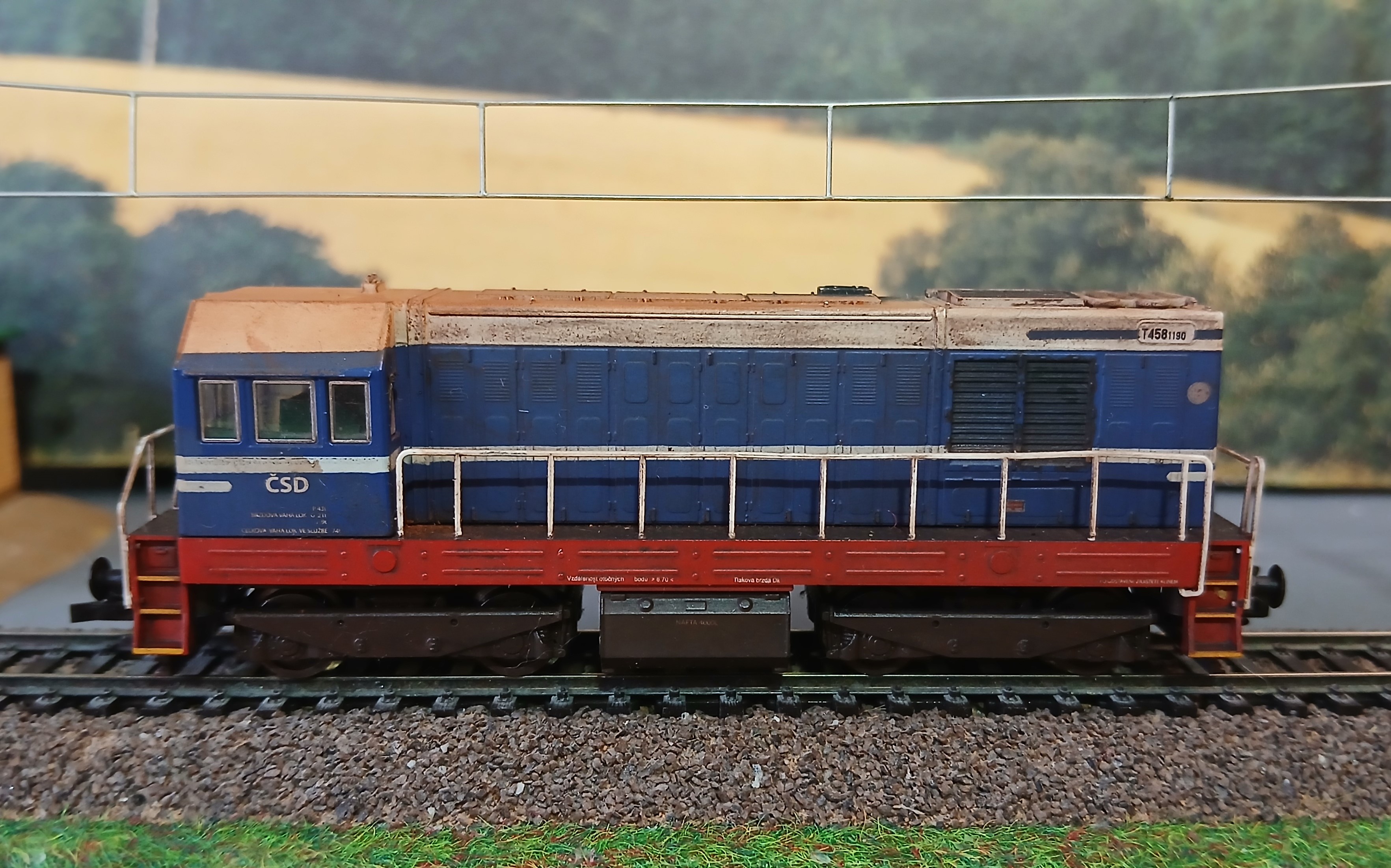 Модель тепловоза T457 CSD Эпоха 3.  Производство MTB Чехия