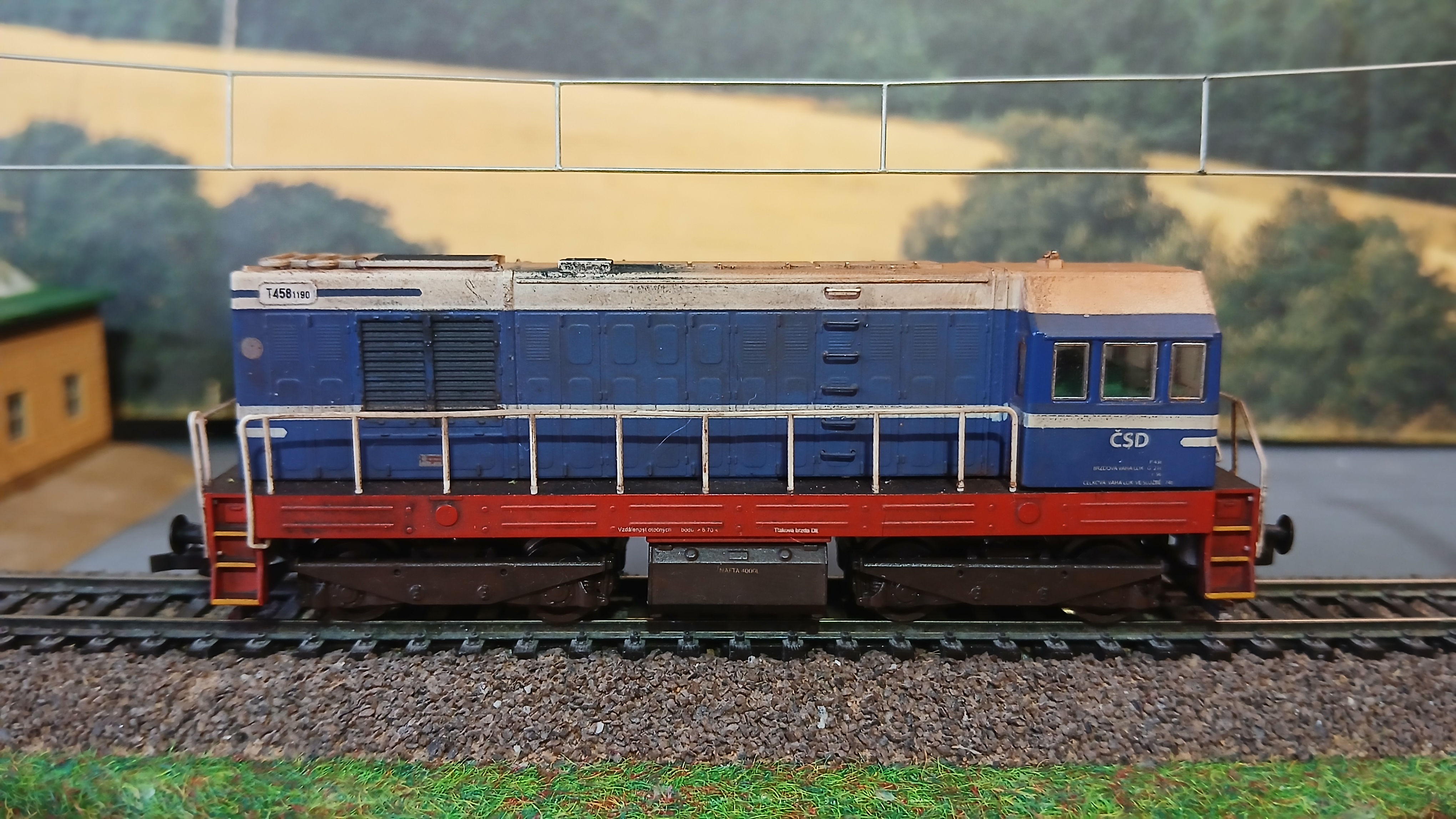 Модель тепловоза T457 CSD Эпоха 3.  Производство MTB Чехия